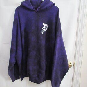 Share Primitive Skateboarding Hoodie Mens 2XL Tie Dye Purple Snake Skull Good fo